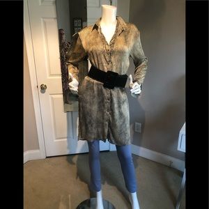 Zara Leopard 🐆print long length blouse